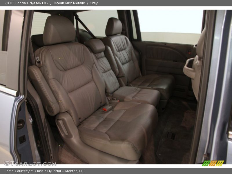 Ocean Mist Metallic / Gray 2010 Honda Odyssey EX-L