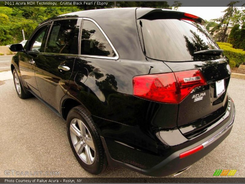 Crystal Black Pearl / Ebony 2011 Acura MDX Technology