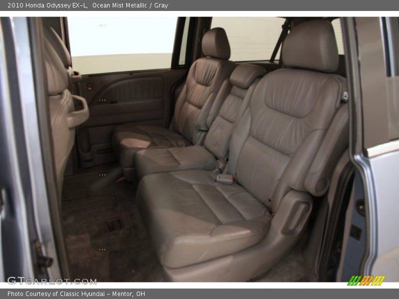 Ocean Mist Metallic / Gray 2010 Honda Odyssey EX-L