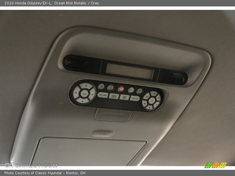 Ocean Mist Metallic / Gray 2010 Honda Odyssey EX-L