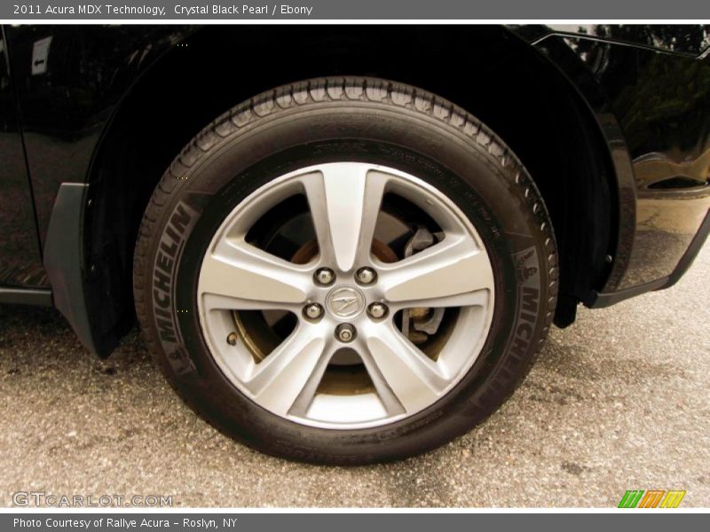 Crystal Black Pearl / Ebony 2011 Acura MDX Technology