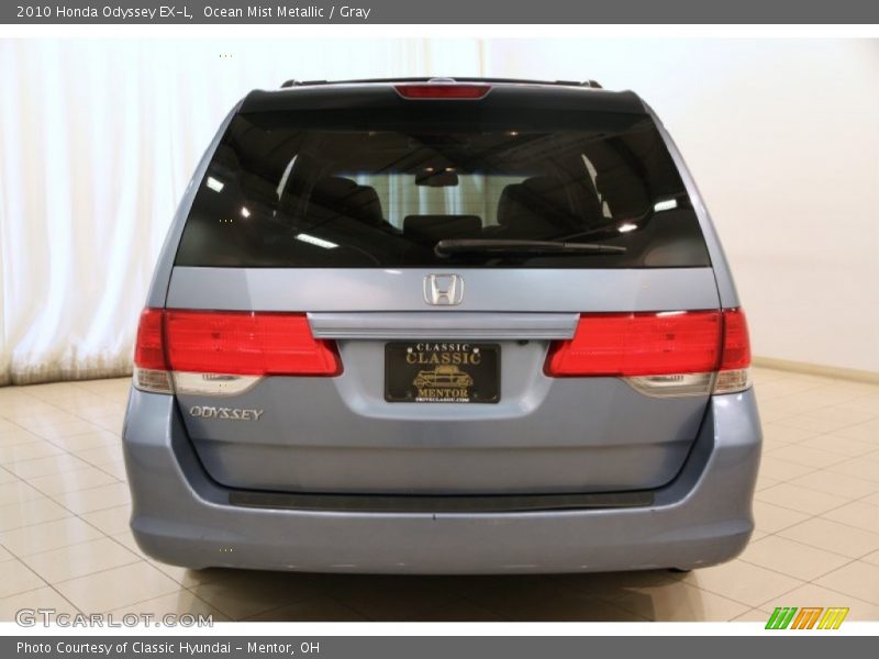 Ocean Mist Metallic / Gray 2010 Honda Odyssey EX-L