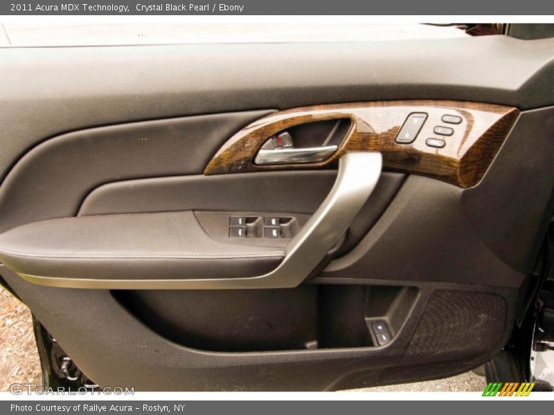 Crystal Black Pearl / Ebony 2011 Acura MDX Technology