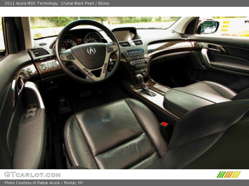 Crystal Black Pearl / Ebony 2011 Acura MDX Technology