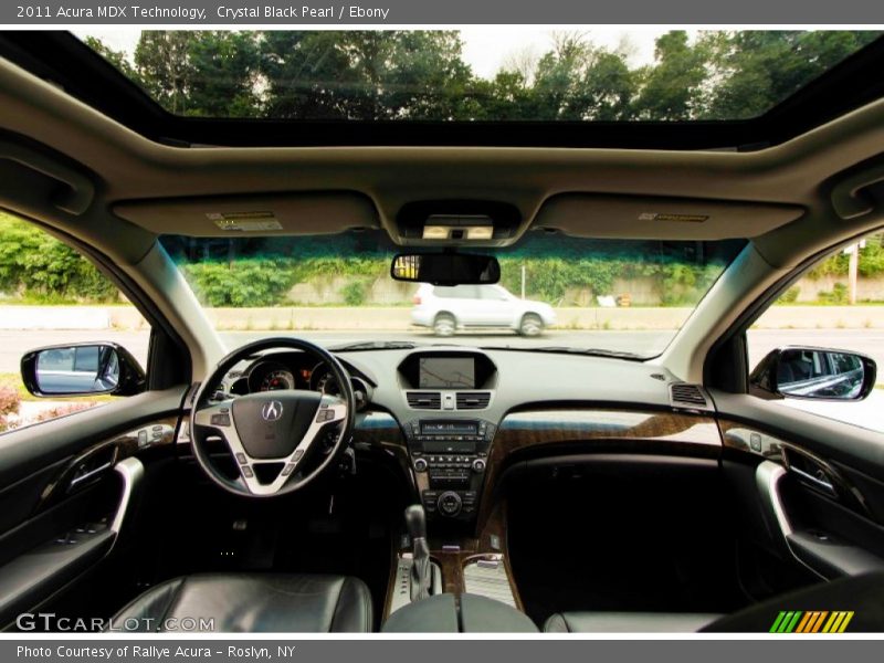 Crystal Black Pearl / Ebony 2011 Acura MDX Technology