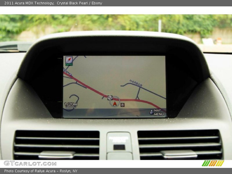 Crystal Black Pearl / Ebony 2011 Acura MDX Technology