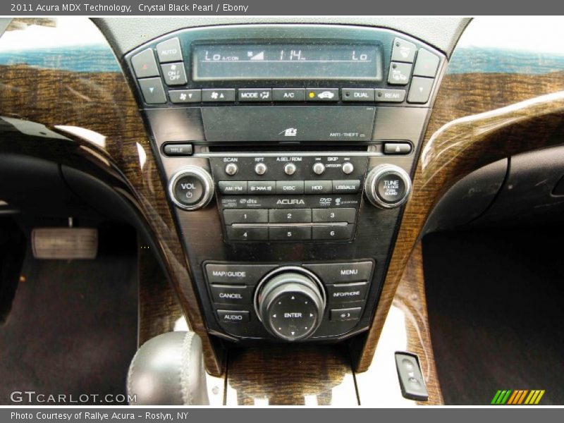 Crystal Black Pearl / Ebony 2011 Acura MDX Technology