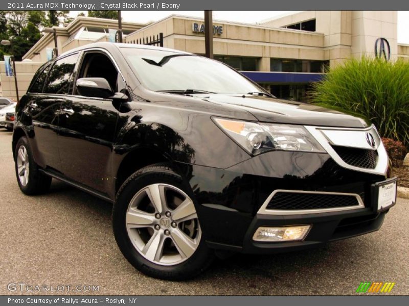 Crystal Black Pearl / Ebony 2011 Acura MDX Technology