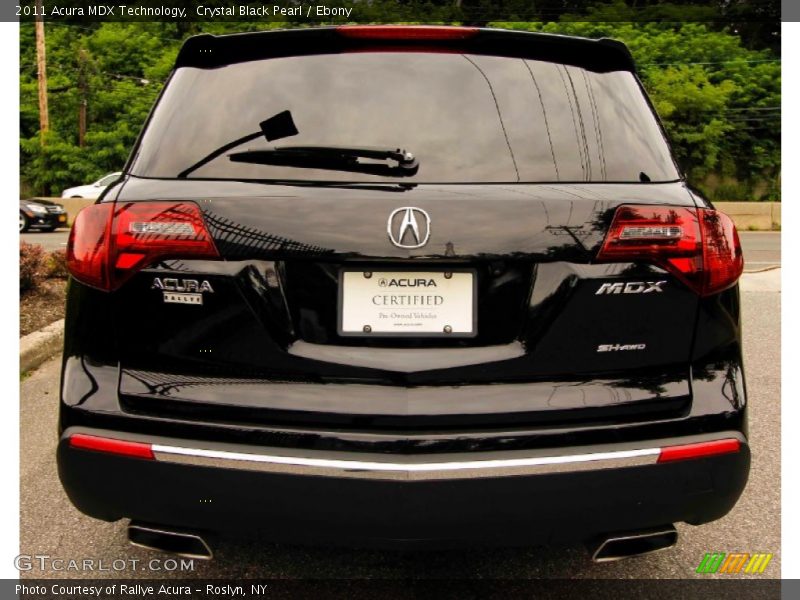 Crystal Black Pearl / Ebony 2011 Acura MDX Technology