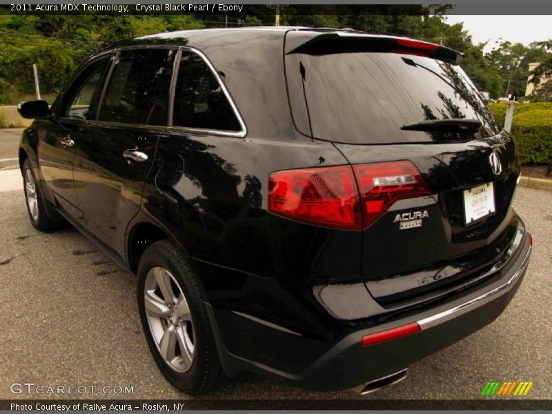Crystal Black Pearl / Ebony 2011 Acura MDX Technology