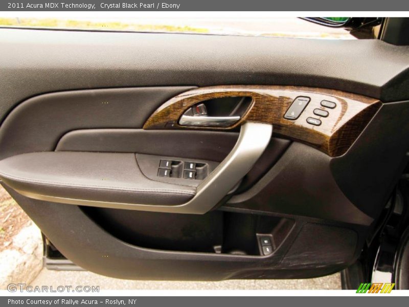Crystal Black Pearl / Ebony 2011 Acura MDX Technology