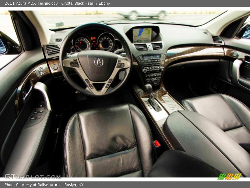 Crystal Black Pearl / Ebony 2011 Acura MDX Technology