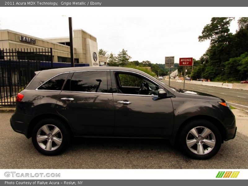 Grigio Metallic / Ebony 2011 Acura MDX Technology