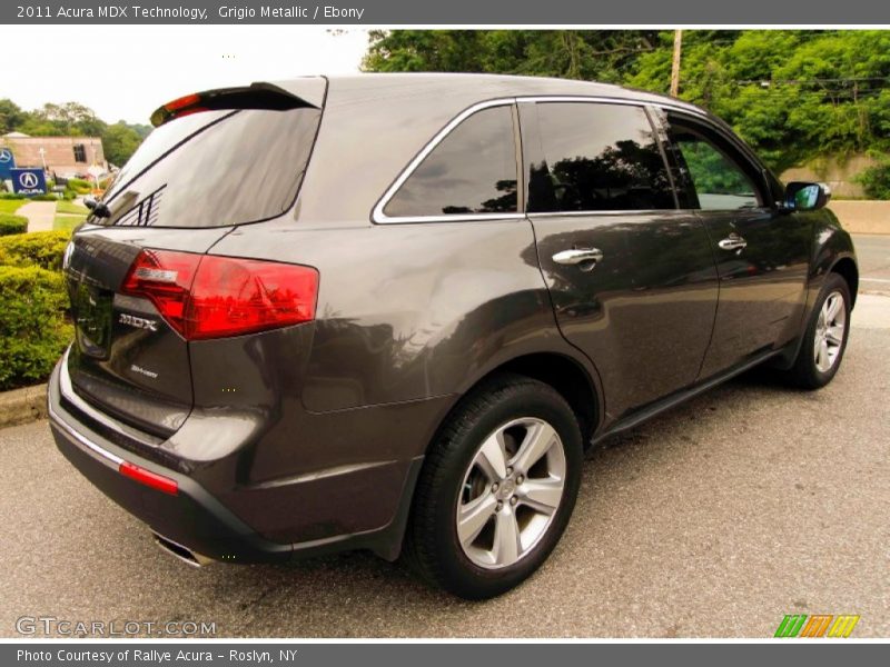 Grigio Metallic / Ebony 2011 Acura MDX Technology