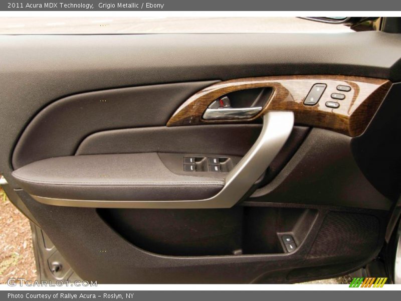 Grigio Metallic / Ebony 2011 Acura MDX Technology
