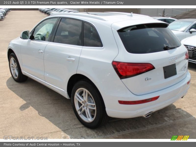 Glacier White Metallic / Titanium Gray 2015 Audi Q5 3.0 TDI Premium Plus quattro