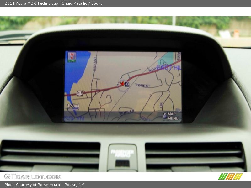 Grigio Metallic / Ebony 2011 Acura MDX Technology
