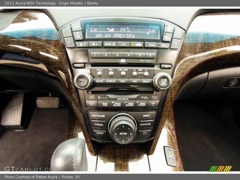 Grigio Metallic / Ebony 2011 Acura MDX Technology