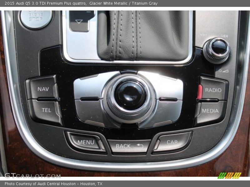 Glacier White Metallic / Titanium Gray 2015 Audi Q5 3.0 TDI Premium Plus quattro