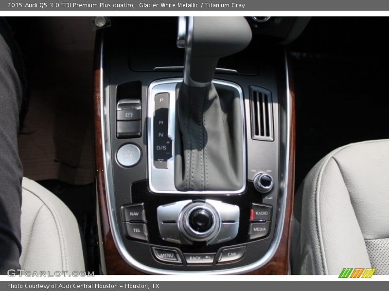 Glacier White Metallic / Titanium Gray 2015 Audi Q5 3.0 TDI Premium Plus quattro
