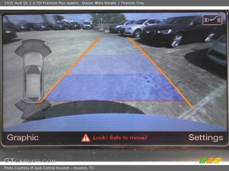 Glacier White Metallic / Titanium Gray 2015 Audi Q5 3.0 TDI Premium Plus quattro