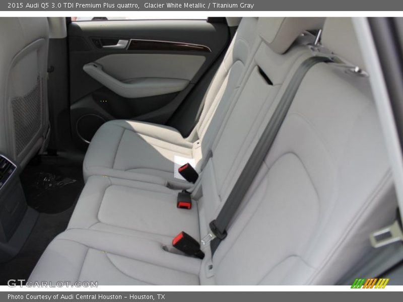 Glacier White Metallic / Titanium Gray 2015 Audi Q5 3.0 TDI Premium Plus quattro