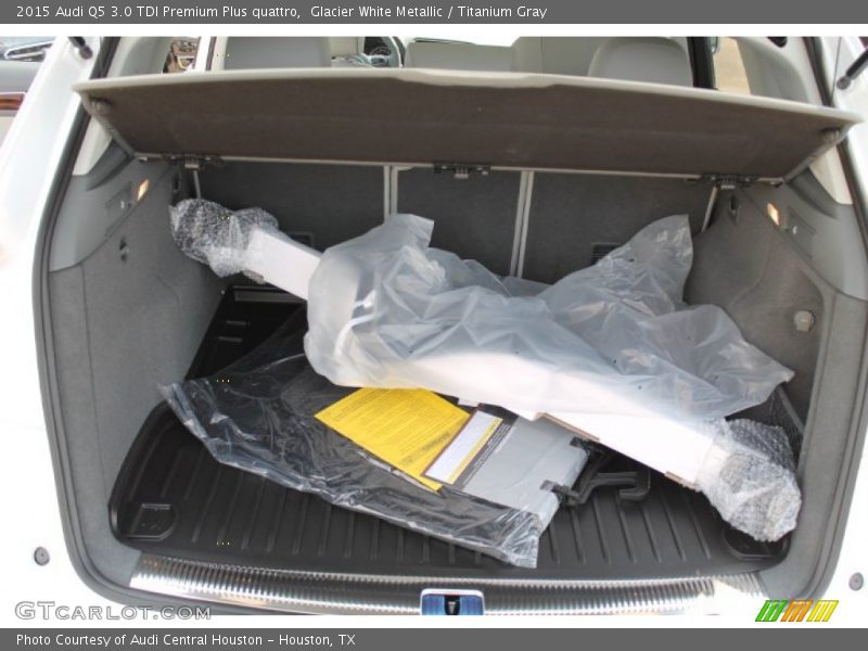 Glacier White Metallic / Titanium Gray 2015 Audi Q5 3.0 TDI Premium Plus quattro