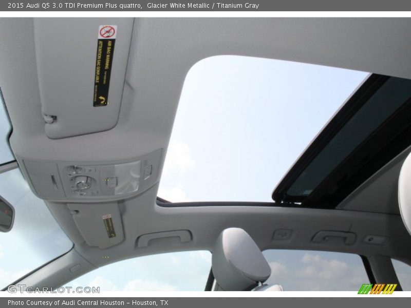 Glacier White Metallic / Titanium Gray 2015 Audi Q5 3.0 TDI Premium Plus quattro