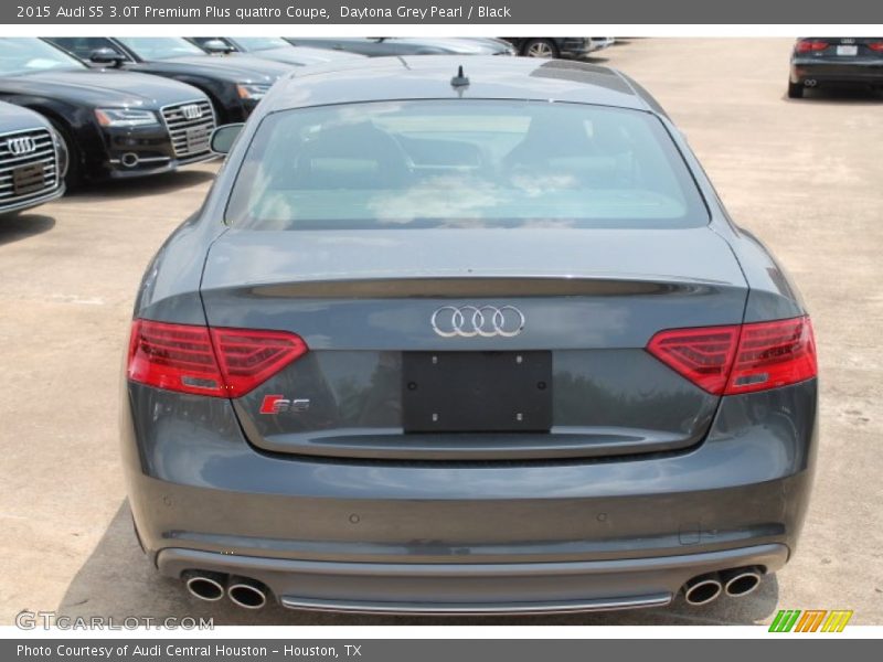 Daytona Grey Pearl / Black 2015 Audi S5 3.0T Premium Plus quattro Coupe