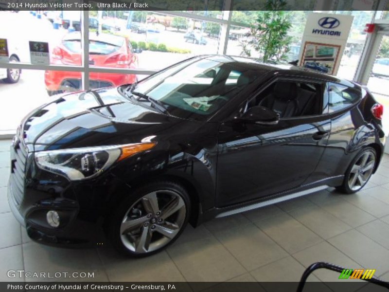 Ultra Black / Black 2014 Hyundai Veloster Turbo