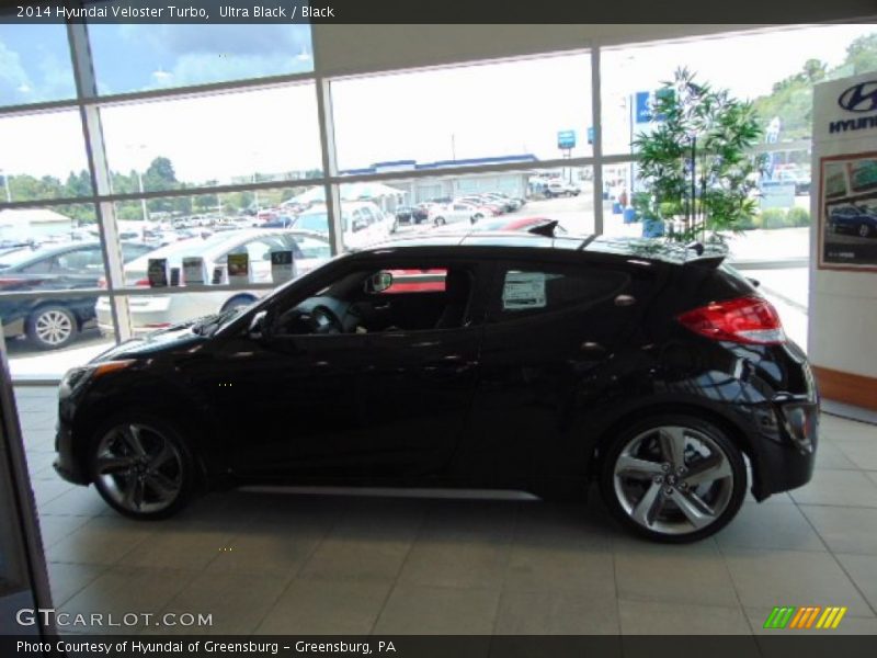 Ultra Black / Black 2014 Hyundai Veloster Turbo
