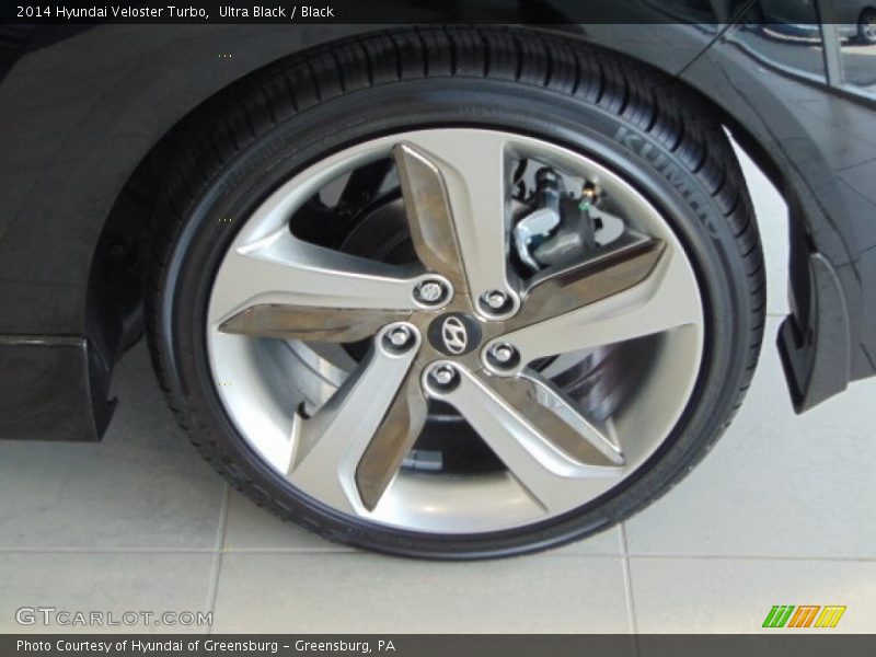 Ultra Black / Black 2014 Hyundai Veloster Turbo
