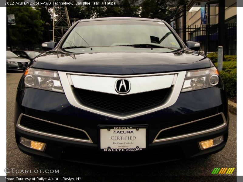 Bali Blue Pearl / Taupe 2012 Acura MDX SH-AWD Technology