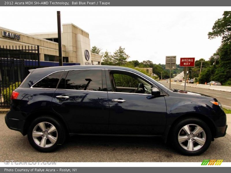 Bali Blue Pearl / Taupe 2012 Acura MDX SH-AWD Technology