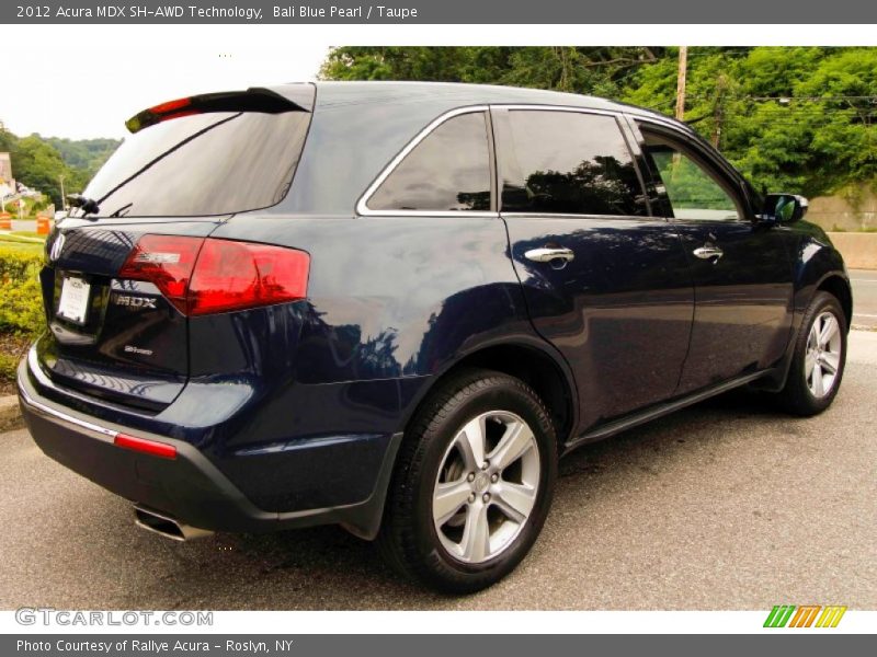 Bali Blue Pearl / Taupe 2012 Acura MDX SH-AWD Technology