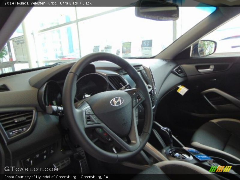 Ultra Black / Black 2014 Hyundai Veloster Turbo