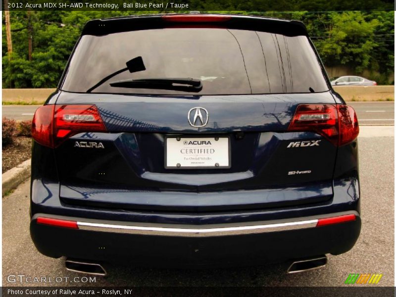Bali Blue Pearl / Taupe 2012 Acura MDX SH-AWD Technology