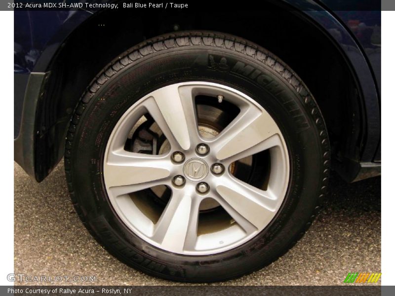 Bali Blue Pearl / Taupe 2012 Acura MDX SH-AWD Technology