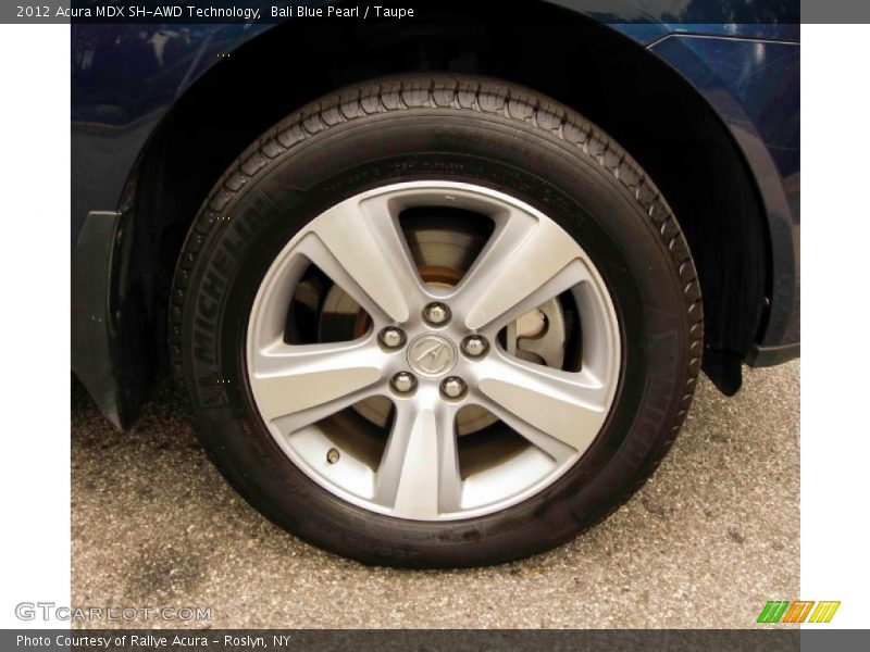 Bali Blue Pearl / Taupe 2012 Acura MDX SH-AWD Technology