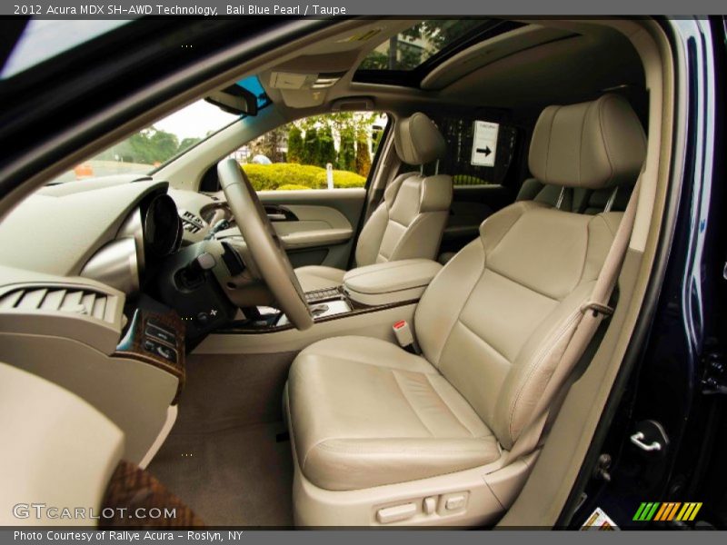 Bali Blue Pearl / Taupe 2012 Acura MDX SH-AWD Technology