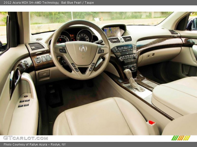 Bali Blue Pearl / Taupe 2012 Acura MDX SH-AWD Technology