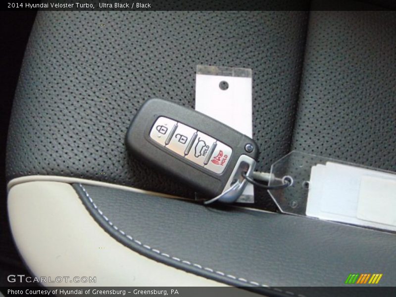 Ultra Black / Black 2014 Hyundai Veloster Turbo