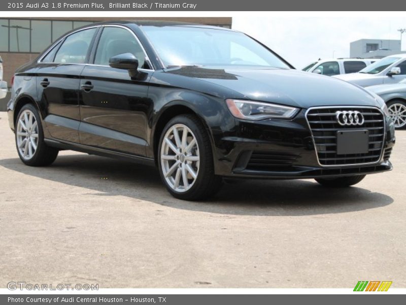Brilliant Black / Titanium Gray 2015 Audi A3 1.8 Premium Plus