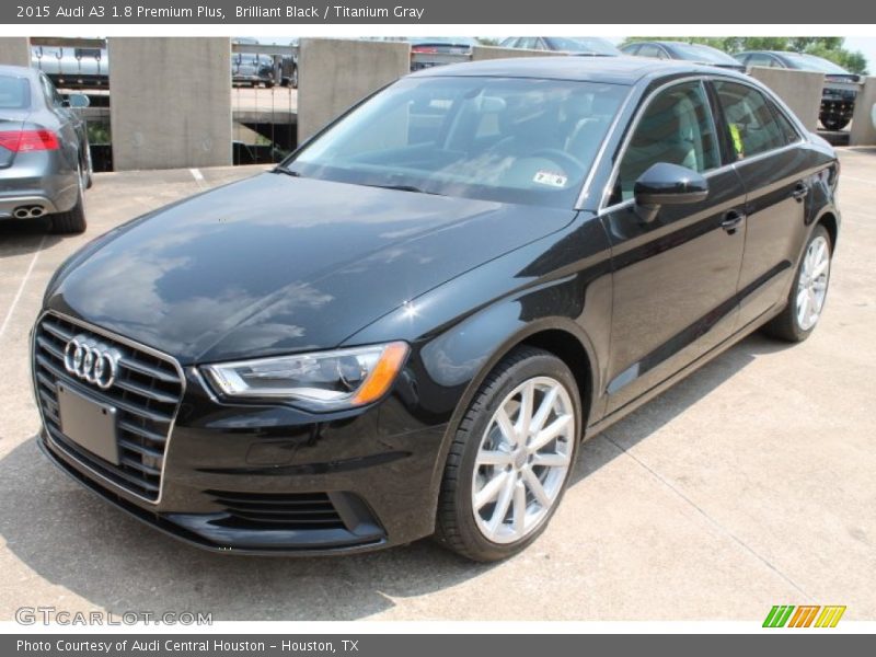 Brilliant Black / Titanium Gray 2015 Audi A3 1.8 Premium Plus