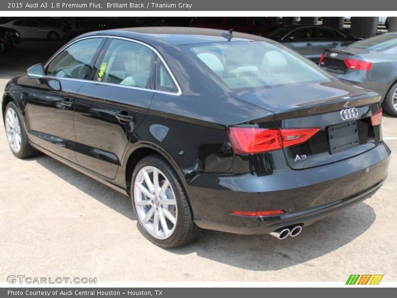 Brilliant Black / Titanium Gray 2015 Audi A3 1.8 Premium Plus