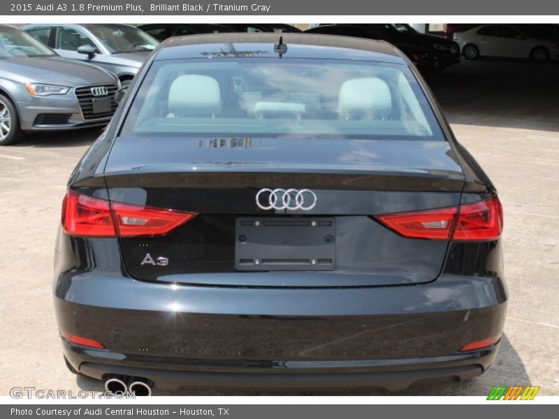 Brilliant Black / Titanium Gray 2015 Audi A3 1.8 Premium Plus