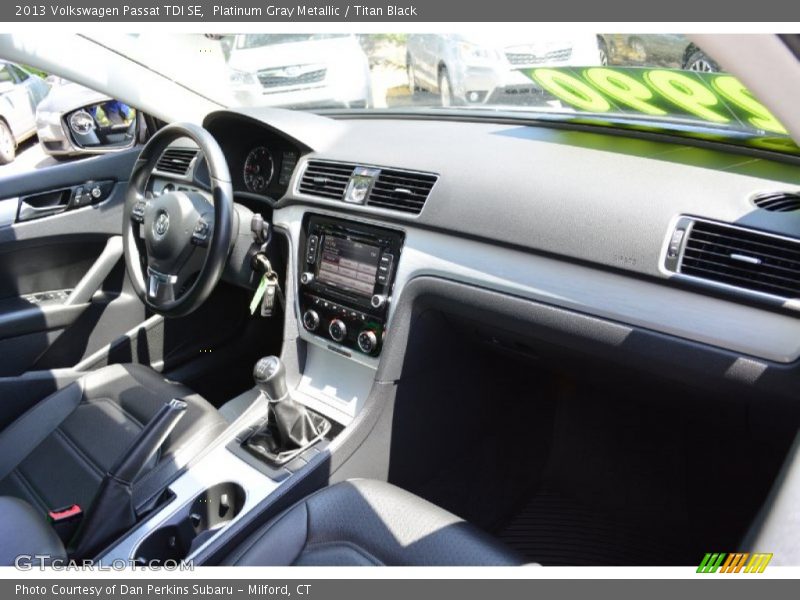 Platinum Gray Metallic / Titan Black 2013 Volkswagen Passat TDI SE