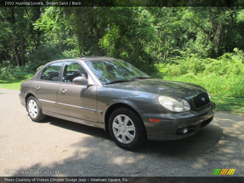 Desert Sand / Black 2002 Hyundai Sonata