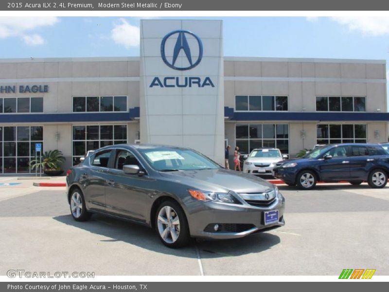 Modern Steel Metallic / Ebony 2015 Acura ILX 2.4L Premium