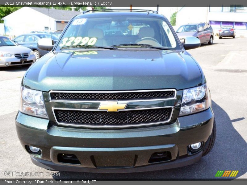 Fairway Metallic / Ebony 2013 Chevrolet Avalanche LS 4x4